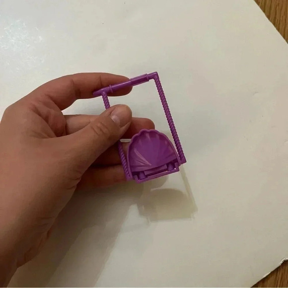 Polly Pocket Roller Coaster Resort Replacement Swing Purple - Picture 4 of 5